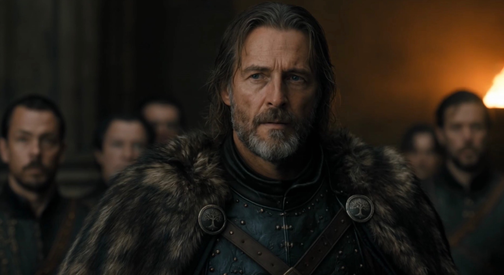 Cedric Blackthorne among the northern lords in Crownfall
