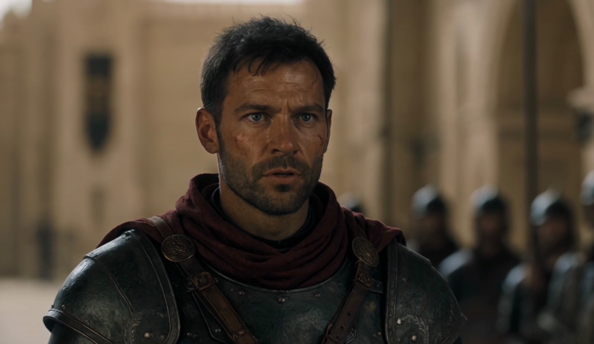 Erik Kael in armour in Crownfall