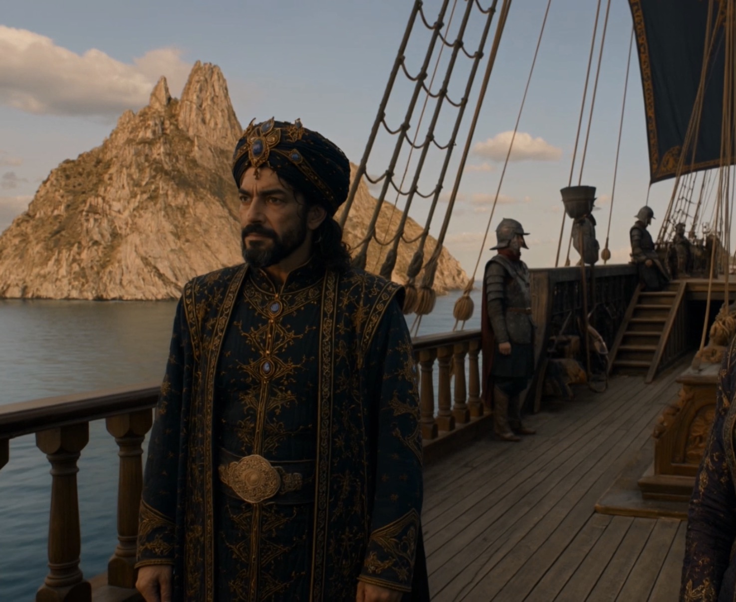Shah Rahim aboard a Kavaran ship in Crownfall