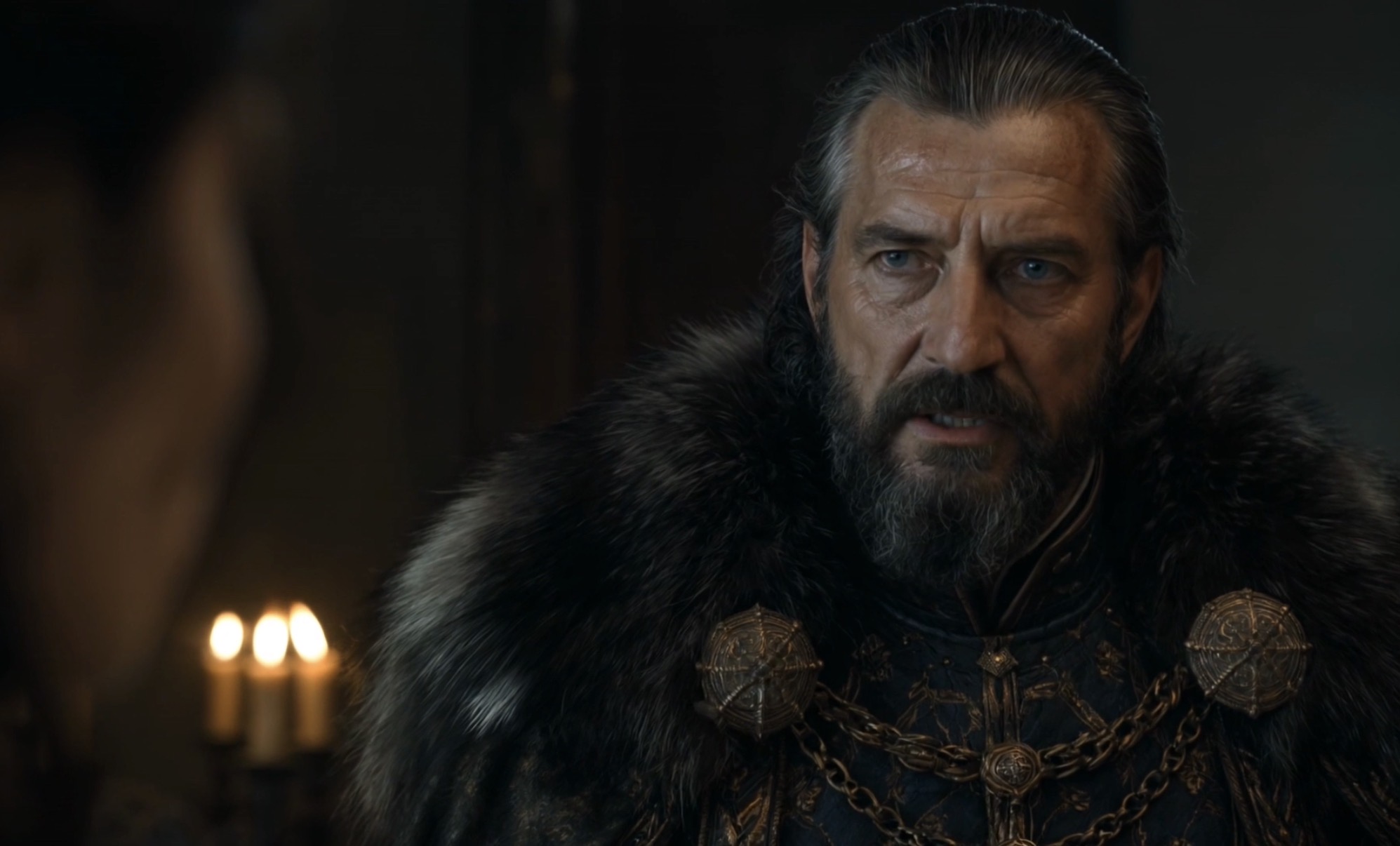 Tsar Stanimir Dragovic addressing his court in Crownfall