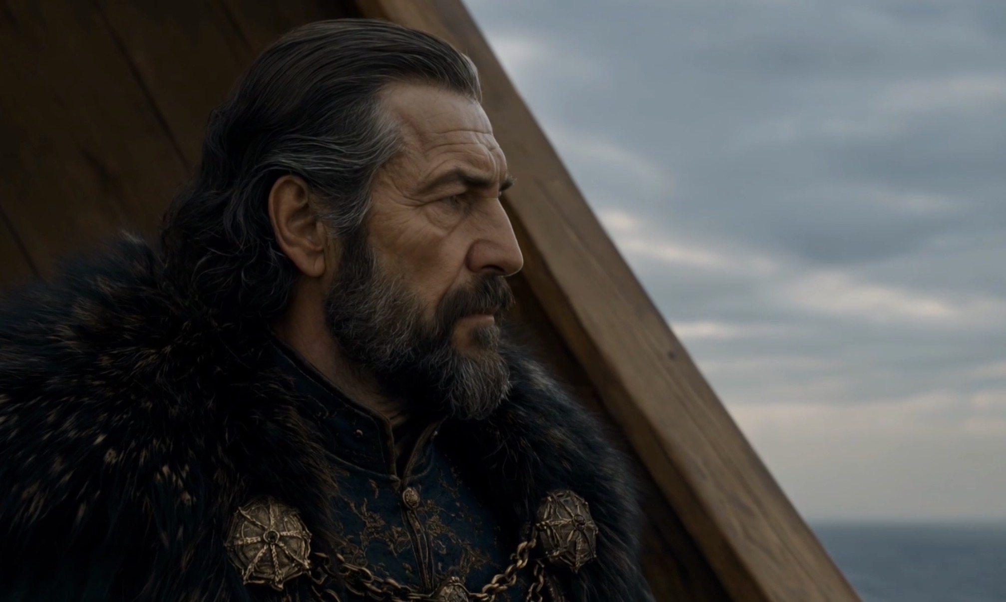 Tsar Stanimir Dragovic aboard a warship in Crownfall