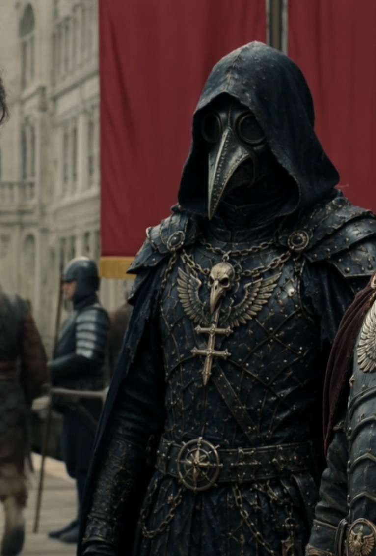 Yarrik leading a Sangraal procession in Crownfall